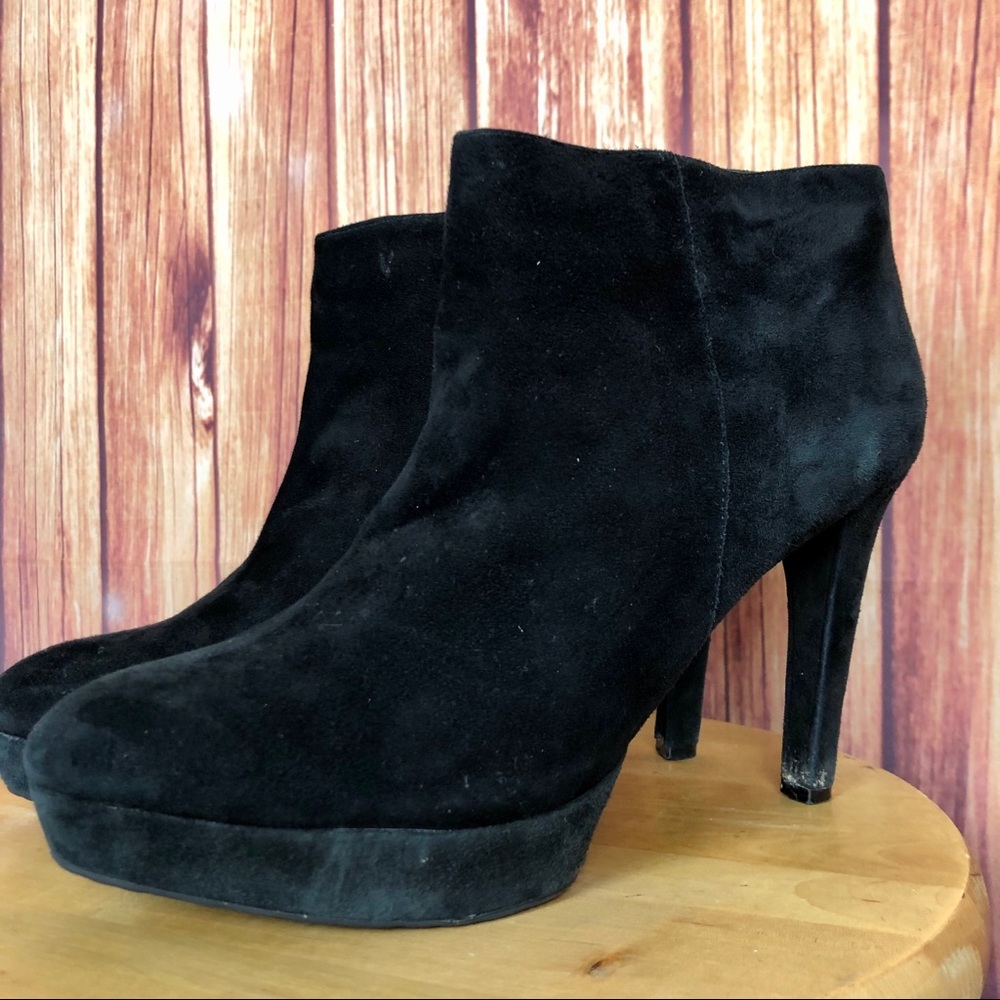 Rockport Platform Suede Heeled Ankle Boots (10)